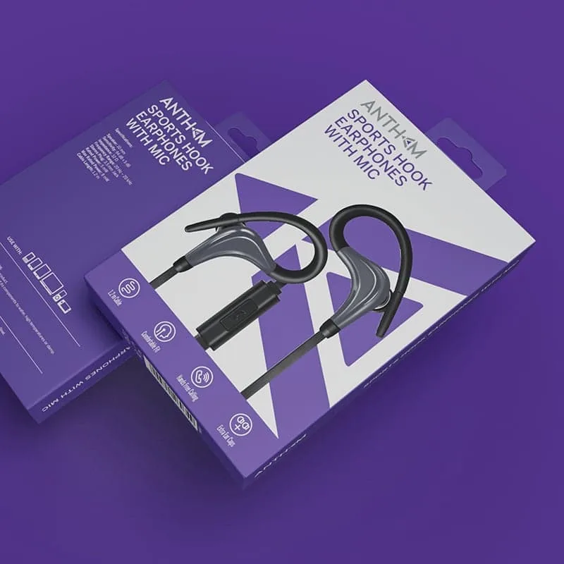 Angled render of Anthem sports earphones twin-box configuration