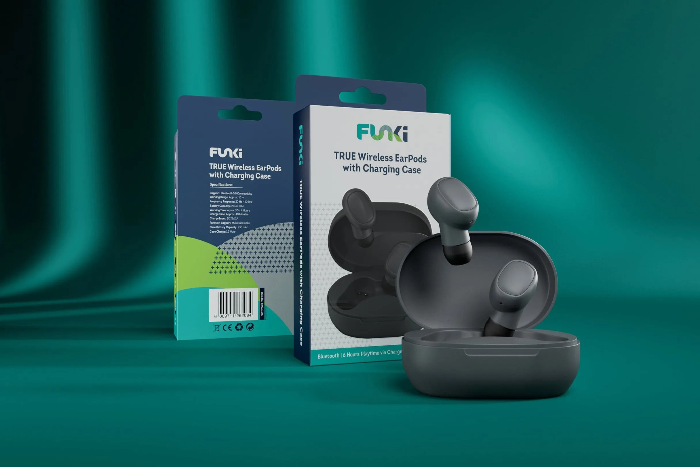 Funki audio packaging