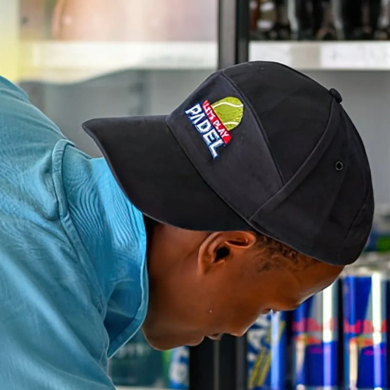 Embroidered Let's Play Padel logo on cap