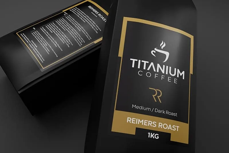 Titanium Coffee Reimers Roast single-origin label