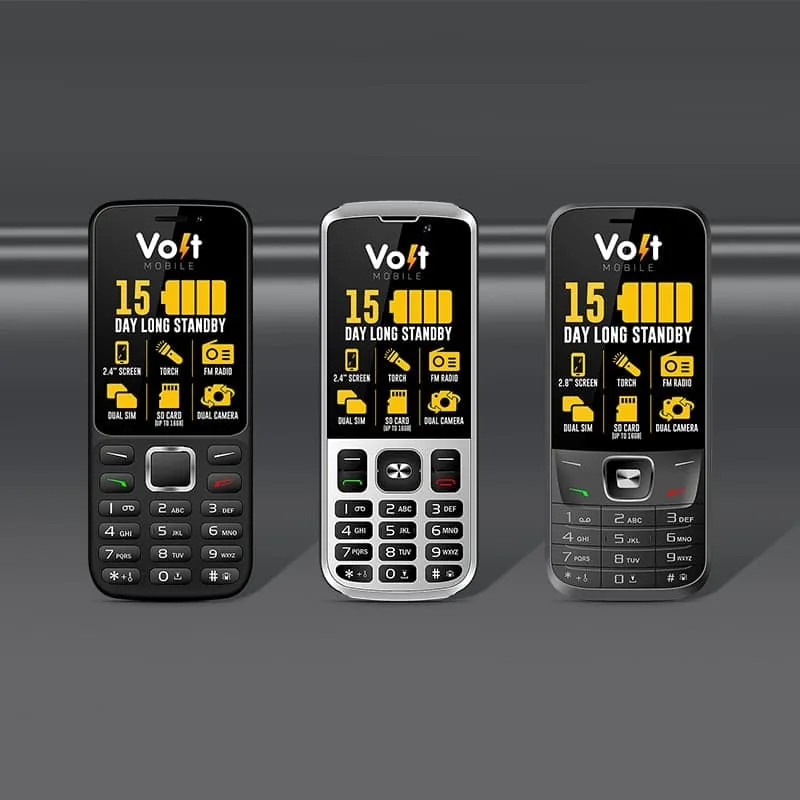 Volt Mobile full screen protector packaging range